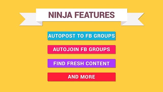 [NEW] Ninja Blaster 2.0 Facebook Group Poster On Autopilot - Pro Marketing Software FREE