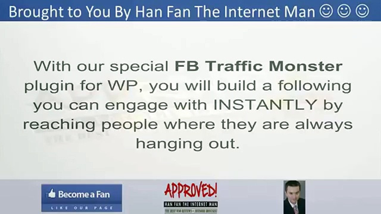 FB Traffic Monster Sales Video - get *BEST* Bonus and Review HERE!!!... :) :) :)