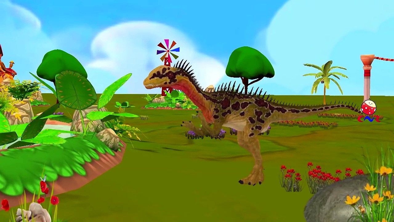 Godzilla And Dinosaurs Cartoons Singing Johny Johny Yes Papa Nursery Rhymes for Children