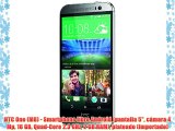 HTC One (M8) - Smartphone libre Android (pantalla 5 cámara 4 Mp 16 GB Quad-Core 2.3 GHz 2 GB