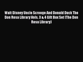 PDF Walt Disney Uncle Scrooge And Donald Duck The Don Rosa Library Vols. 3 & 4 Gift Box Set