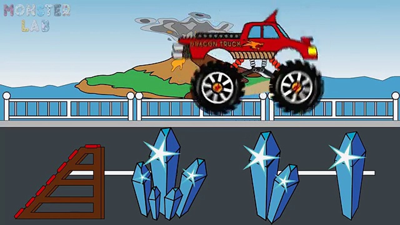 Dragon Truck | Monster Trucks For Children | Kids video - Monster LAB TV