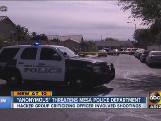 "Anonymous" threatens Mesa Police Department