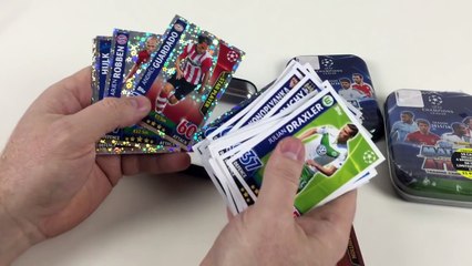 Match Attax 2015 2016 UEFA champions league trading card 2 tins opened