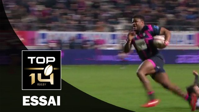 TOP 14 - Stade Français - Brive : 32 - 17 Essai Jonathan DANTY (PAR) - J15 - Saison 2015/2016