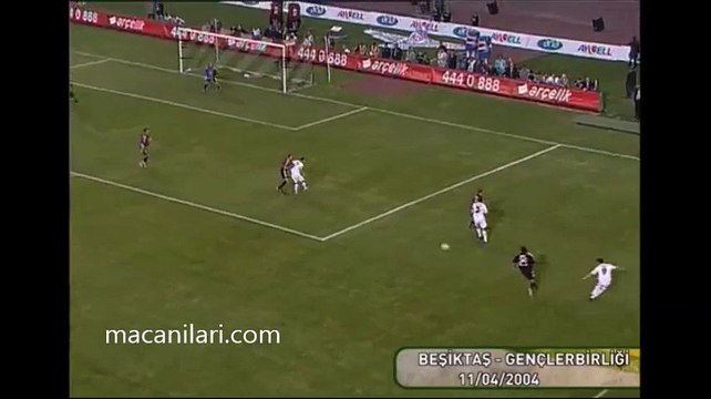 11.04.2004 - 2003-2004 Turkish Super League Matchday 29 Beşiktaş 2-2 Gençlerbirliği