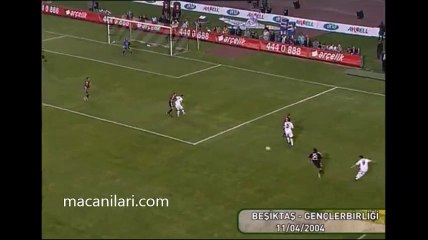 11.04.2004 - 2003-2004 Turkish Super League Matchday 29 Beşiktaş 2-2 Gençlerbirliği