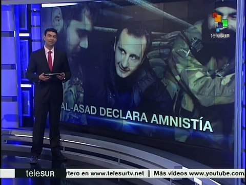 Siria: presidente Al Assad decreta amnistía para militares desertores