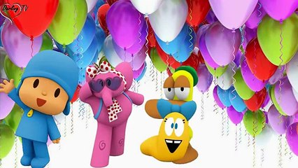 Finger Family Rhymes-Funny Pocoyo Nursery Rhymes For Children in 2D