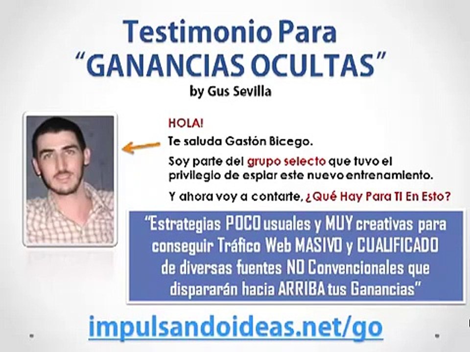 Ganancias Ocultas by Gus Sevilla - Testimonio