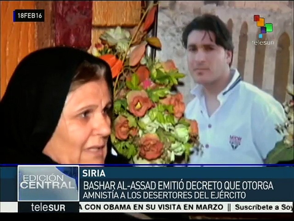 Pdte. sirio emite decreto de amnistía a desertores del ejército