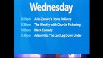 Wednesday Night TV lineup on ABC-TV 31.1.2016