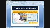 Covert PinPress Review - Builds Pinterest Lookalike sites with Covert Pinpress for massive traffic.