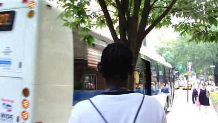 MTA New York City Bus 2009 Designline ECO-Saver IV Hybrid 1302 On The M27