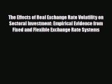 [PDF] The Effects of Real Exchange Rate Volatility on Sectoral Investment: Empirical Evidence