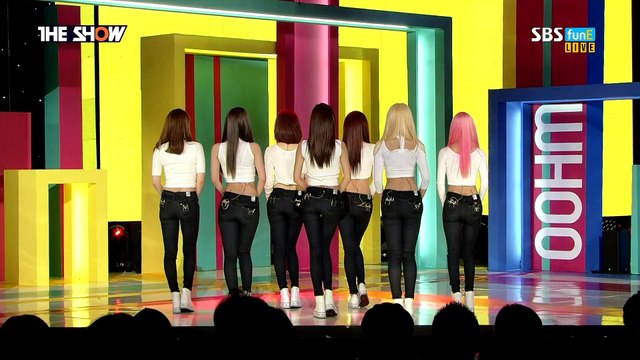 160216 더쇼 레인보우 - 보고 싶다는 그말도 + Whoo