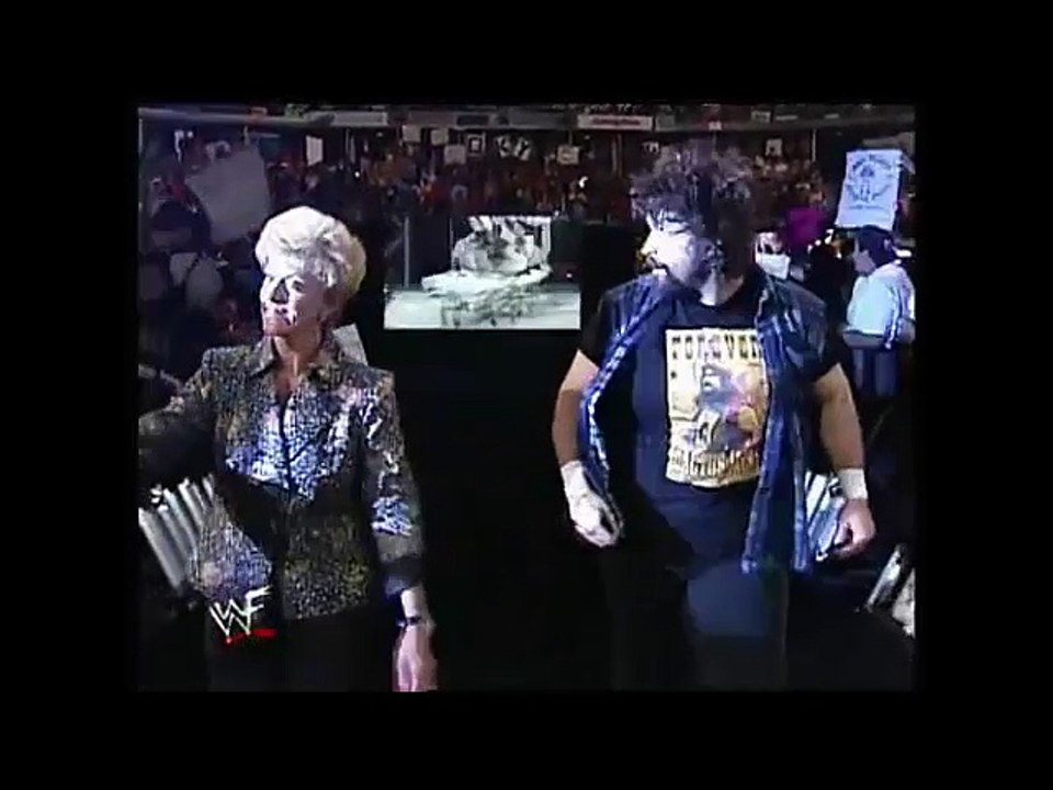 WWF Wrestlemania Rock vs Bigshow vs Triple h vs Mic Foley WWE Fatal Four Elimination Match for World Heavyweight Title