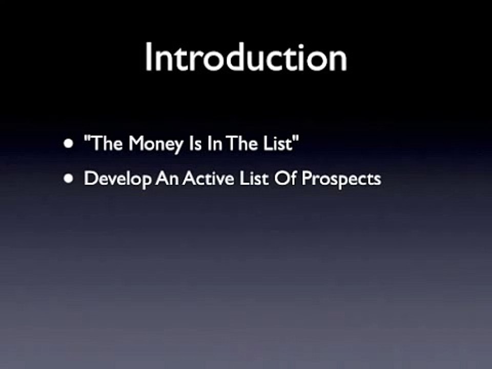 How To Build Your List - Automated List Profits - Email Marketing ( Part I )