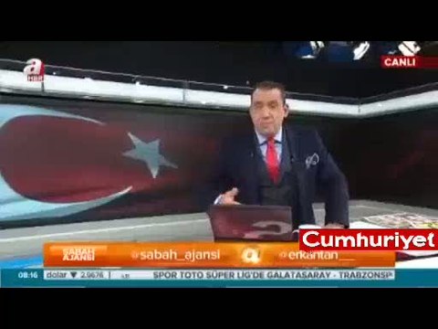 Hükümeti eleştirenin yüzüne tüküren yandaş spiker yine konuştu