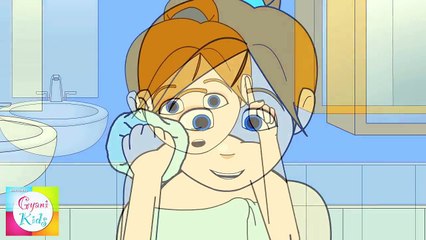 After The Bath I Try Try Try Nursery Rhyme  Kids Animation Rhymes Songs