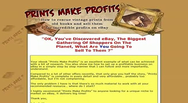 Prints Make Profits