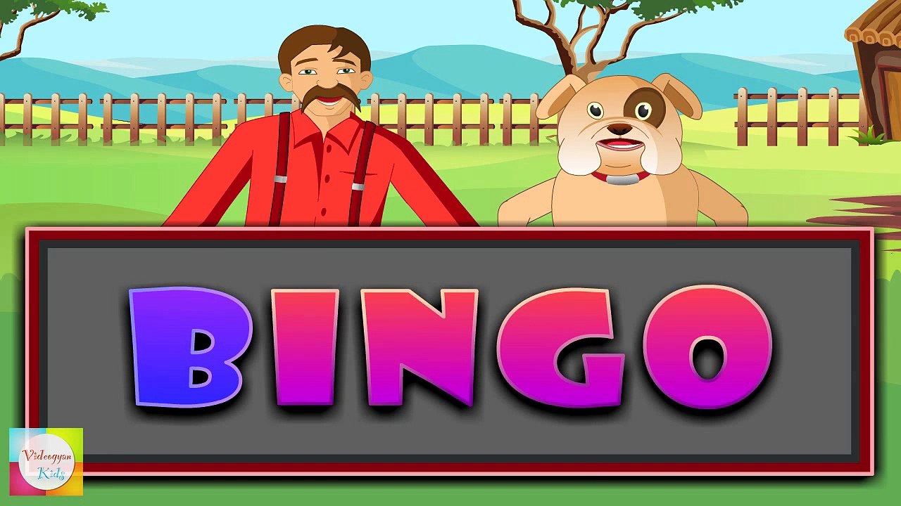 BINGO Dog Song - Nursery Rhymes  Animation Rhymes and Songs For Children