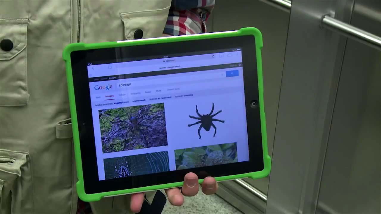 Elevator Spider Prank - S1 E02 - iPad Magic with Simon Pierro