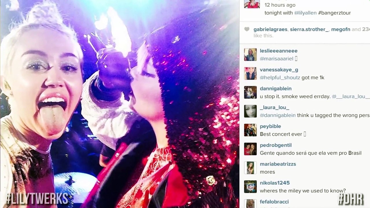 Lily Allen Twerks On Miley Cyrus & Rihanna and Eminems The Monster Tour Highlights (DHR