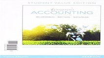 Horngren s Accounting  Student Value Edition Plus MyAccountingLab with Pearson eText    Access