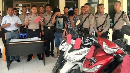 11 Kali berhasil Mencuri Sepeda Motor, Dua Pria Ini Akhirnya Diringkus