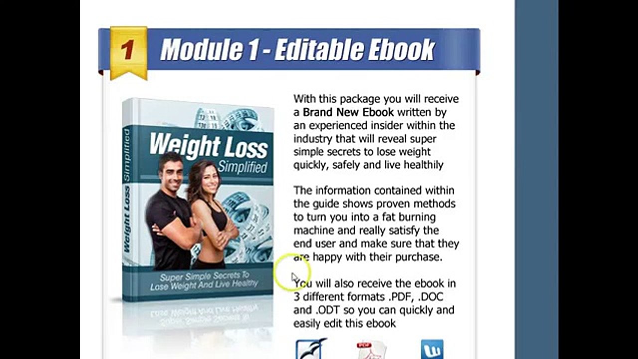 Weight Loss Simplified Bonuses..
