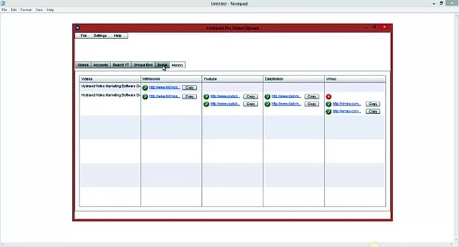 Hydravid PRO Video Marketing Software | Social Bookmarking of Submitted Videos