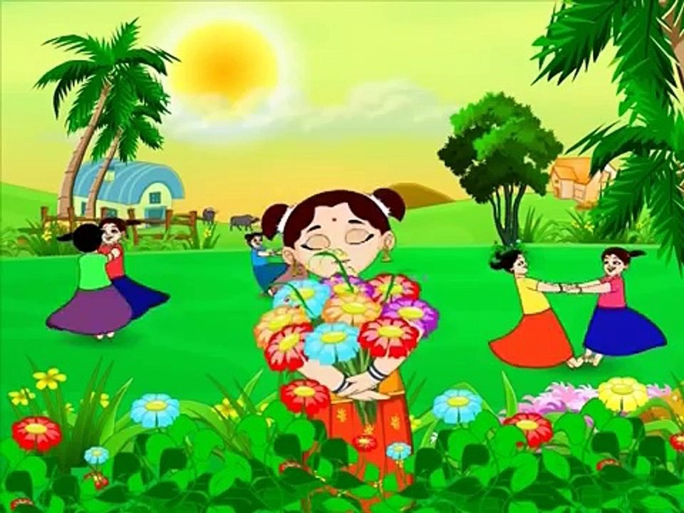 Popular Telugu Rhymes  - Chinnari Chitti Patalu - Shemaroo Kids