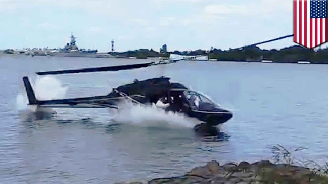 Helicopter crash caught on camera: Three injured after tourist chopper downs in Hawaii - TomoNews