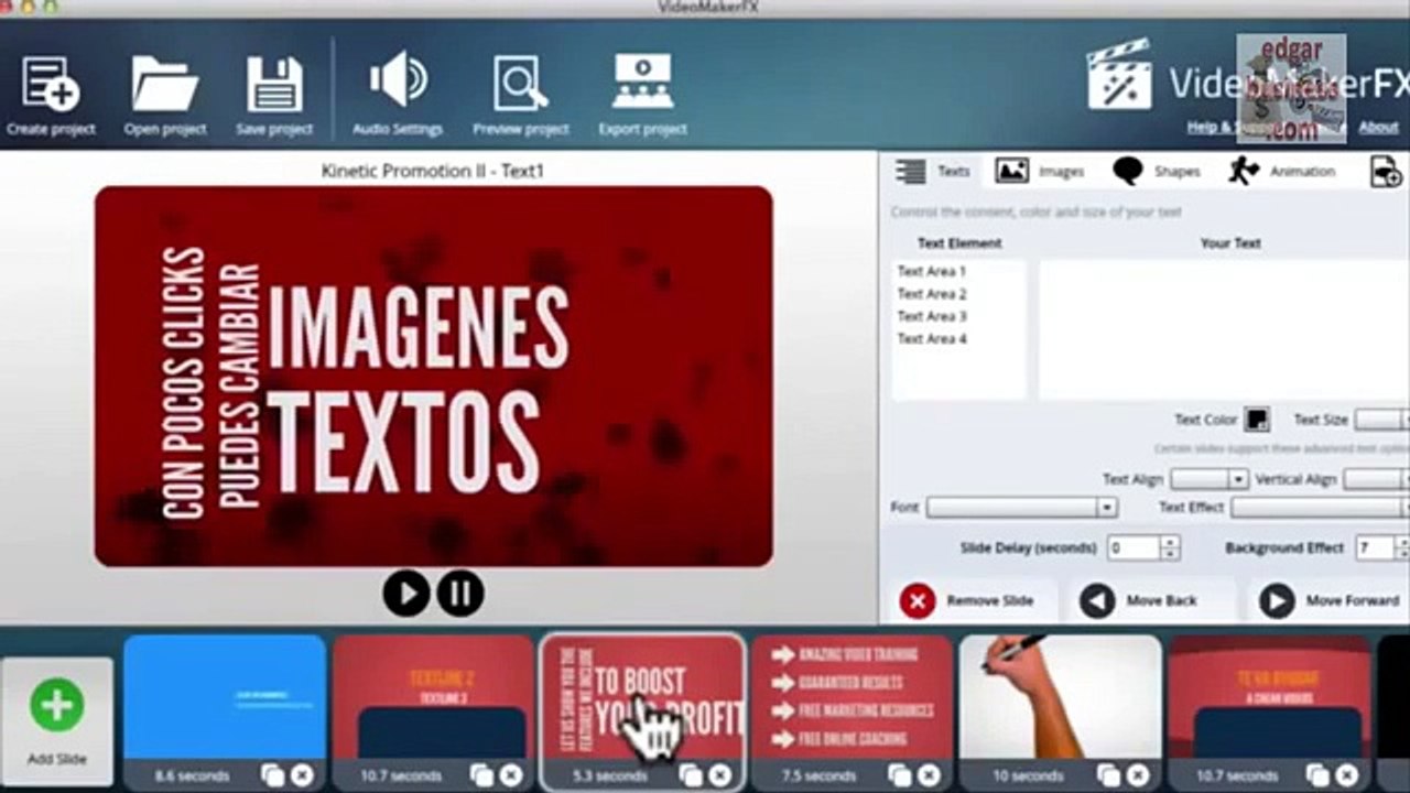 VideoMakerFX Español - Crea Videos Profesionales