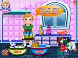 мультик игра для девочек Juliet Washing Clothes Game Funмалыш Game for little girls and boys #2