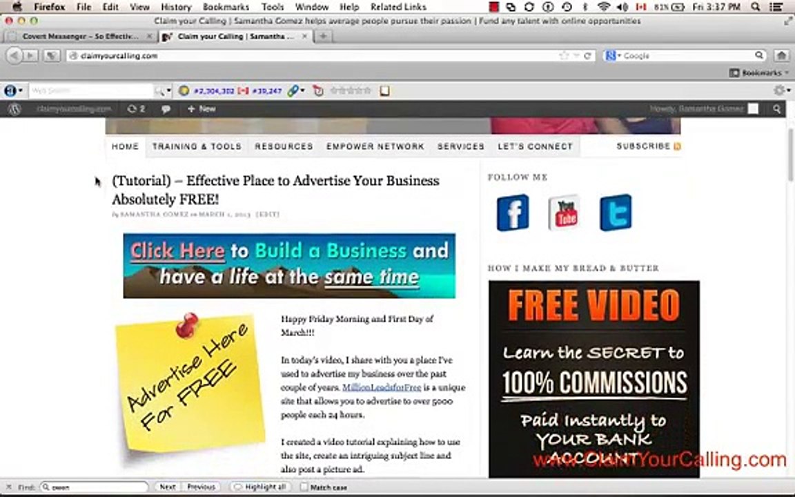 (Covert Messenger Plugin)- Convert More Blog Visitors into Sales!
