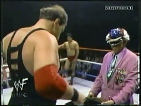 Sgt Slaughter in action Championship Wrestling Aug 27th, 1983