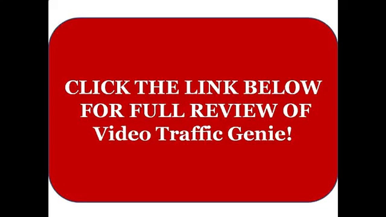 Video Traffic Genie Review