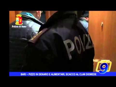 Bari | Pizzo in denaro e in alimenti, scacco al clan Diomede
