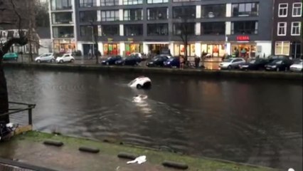 Ils plongent dans un canal pour sauver une mère et son bébé