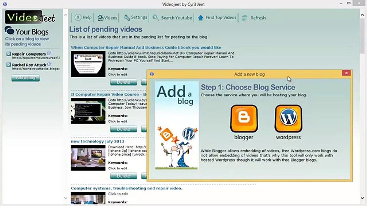 How to install a wordpress blog - Video Jeet Training