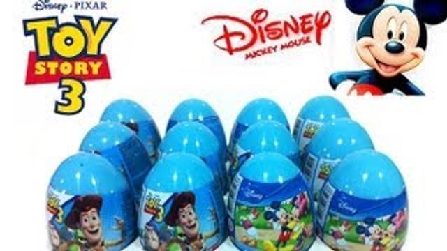 Disney Tsum Tsum kinder surprise eggs Mickey Mouse Diseny Videos for Children ( Play Doh )-( Abc Alphabet Sogs )
