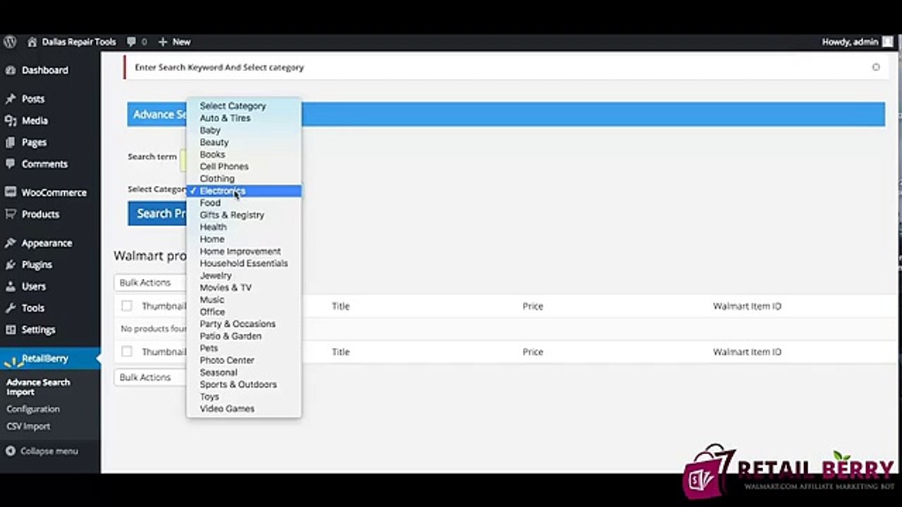 Retail Berry Demo