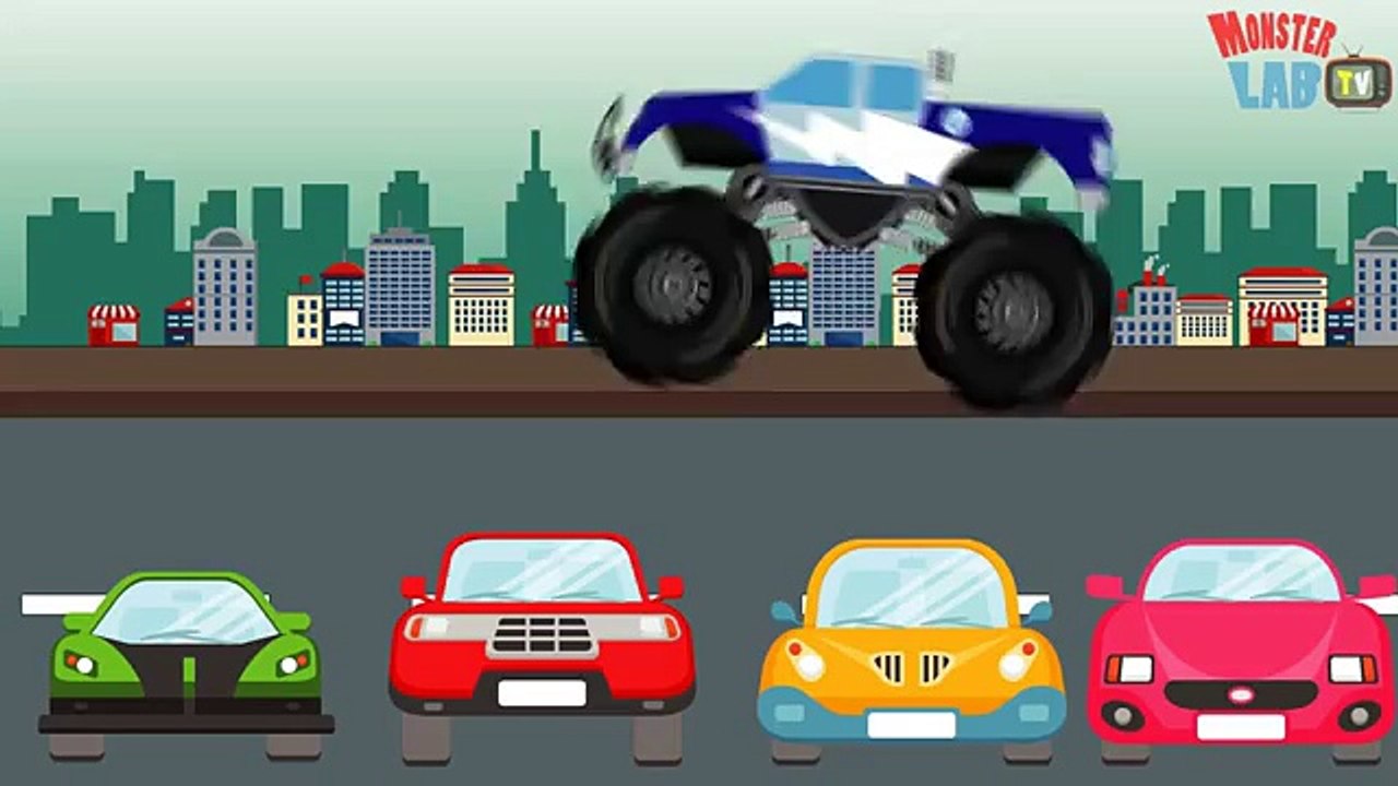 Quicksilver Truck | Monster Trucks For Children | Kids Video - Monster LAB TV