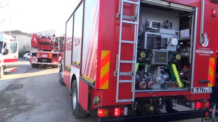 Silivri Sanayi Sitesinde yangın 1 Yaralı