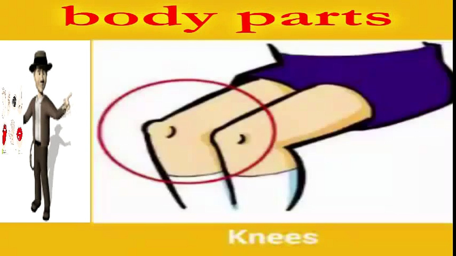 تعليم الأطفال أجزاء الجسم بالانجيزية Body Parts فيديو Dailymotion