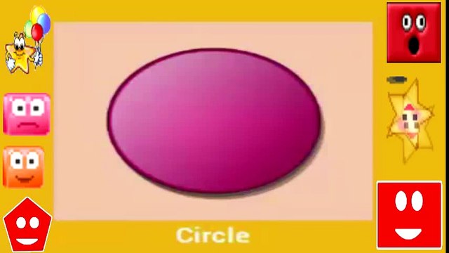تعليم الاشكال للأطفال - انجليزي - برنامج تعليمي - Learn about Shapes