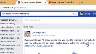 Facebook group Auto poster setting