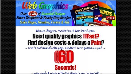 WP Web Graphics Sales Video